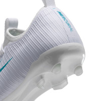 Nike Mercurial Vapor 17 Academy Gazon Naturel Gazon Artificiel Chaussures de Foot Enfants (MG) Blanc Turquoise