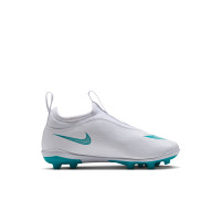 Nike Mercurial Vapor 17 Club Flex Chaussures de Foot en Salle (IN) Enfants Blanc Turquoise