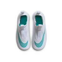 Nike Mercurial Vapor 17 Club Flex Chaussures de Foot en Salle (IN) Enfants Blanc Turquoise