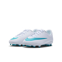Nike Mercurial Vapor 17 Club Gras / Kunstgras Voetbalschoenen (MG) Kids Wit Turquoise