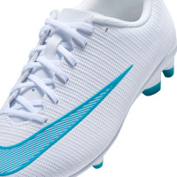 Nike Mercurial Vapor 17 Club Gras / Kunstgras Voetbalschoenen (MG) Kids Wit Turquoise