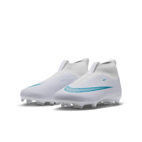 Nike Mercurial Superfly 11 Academy Gras / Kunstgras Voetbalschoenen (MG) Kids Wit Turquoise