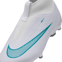 Nike Mercurial Superfly 11 Academy Gras / Kunstgras Voetbalschoenen (MG) Kids Wit Turquoise