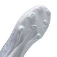 Nike Mercurial Superfly 11 Academy Gras / Kunstgras Voetbalschoenen (MG) Kids Wit Turquoise