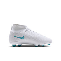 Nike Mercurial Superfly 11 Club Gras / Kunstgras Voetbalschoenen (MG) Kids Wit Turquoise