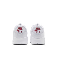 Nike Air Max 90 Baskets Blanc Blanc Tough Red