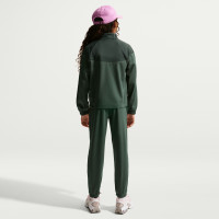 Survêtement Nike Sportswear à fermeture éclair intégrale pour Enfants, vert camouflage, vert foncé, blanc