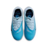 Nike Phantom 6 Low Haaland Pro Gras / Kunstgras Voetbalschoenen (MG) Lichtblauw Blauw Felblauw