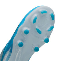 Nike Phantom 6 Low Haaland Pro Gras / Kunstgras Voetbalschoenen (MG) Lichtblauw Blauw Felblauw