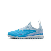Nike Phantom 6 Low Haaland Academy Turf Voetbalschoenen (TF) Kids Lichtblauw Blauw Felblauw