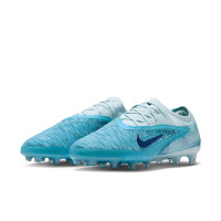 Nike Phantom 6 Low Haaland Elite Kunstgras Voetbalschoenen (AG) Lichtblauw Blauw Felblauw