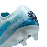 Nike Phantom 6 Low Haaland Elite Kunstgras Voetbalschoenen (AG) Lichtblauw Blauw Felblauw