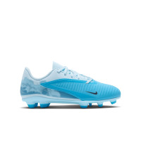 Nike Phantom 6 Low Haaland Club Gras / Kunstgras Voetbalschoenen (MG) Kids Lichtblauw Blauw Felblauw