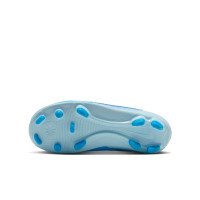Nike Phantom 6 Low Haaland Club Gras / Kunstgras Voetbalschoenen (MG) Peuters/Kleuters Lichtblauw Blauw Felblauw