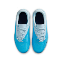 Nike Phantom 6 Low Haaland Club Turf Chaussures de Foot (TF) Enfants Bleu Clair Bleu Bleu Vif