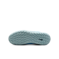 Nike Phantom 6 Low Haaland Club Turf Chaussures de Foot (TF) Enfants Bleu Clair Bleu Bleu Vif