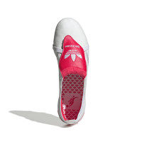adidas Predator David Beckham Elite FT Gras Voetbalschoenen (FG) Wit Zilver Felrood