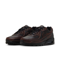 Nike Air Max 90 Premium Baskets Noir Noir Cinnamon