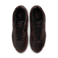 Nike Air Max 90 Premium Baskets Noir Noir Cinnamon