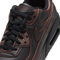 Nike Air Max 90 Premium Baskets Noir Noir Cinnamon