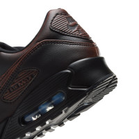 Nike Air Max 90 Premium Baskets Noir Noir Cinnamon