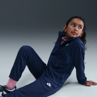 Survêtement Nike Sportswear à fermeture éclair pour Enfants, bleu foncé, blanc