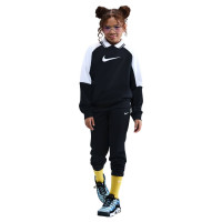 Survêtement Nike Sportswear Crew pour Enfants, noir et blanc