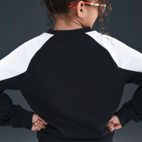 Survêtement Nike Sportswear Crew pour Enfants, noir et blanc