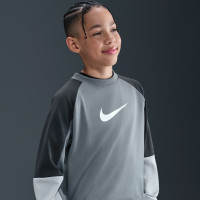 Survêtement Nike Sportswear Crew pour Enfants, gris foncé, noir, blanc