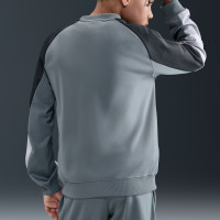Survêtement Nike Sportswear Crew pour Enfants, gris foncé, noir, blanc