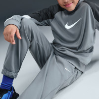 Survêtement Nike Sportswear Crew pour Enfants, gris foncé, noir, blanc