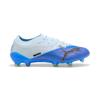 PUMA Ultra Nitro 7 Pro Gazon Naturel Chaussures de Foot (FG) Bleu Clair Bleu Lime