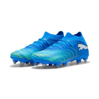 PUMA Future 9 Match Crampons Vissés Chaussures de Foot (SG) Bleu Bleu Lumineux Lime