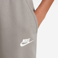 Pantalon de survêtement en polaire Nike Sportswear Club pour Enfants, beige clair, blanc