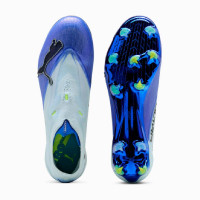 PUMA Ultra Nitro 7 Ultimate Veterloze Gras Voetbalschoenen (FG) Lichtblauw Blauw Lime