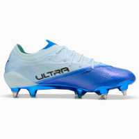 PUMA Ultra Nitro 7 Ultimate Crampons Vissés Chaussures de Foot (SG) Bleu Clair Bleu Lime