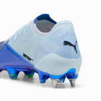 PUMA Ultra Nitro 7 Ultimate Crampons Vissés Chaussures de Foot (SG) Bleu Clair Bleu Lime