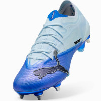 PUMA Ultra Nitro 7 Ultimate Crampons Vissés Chaussures de Foot (SG) Bleu Clair Bleu Lime