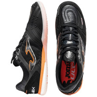 Joma Top Flex Ultralight Chaussures de Foot en Salle (IN) Noir Orange Blanc