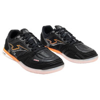 Joma Top Flex Ultralight Chaussures de Foot en Salle (IN) Noir Orange Blanc