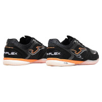 Joma Top Flex Ultralight Chaussures de Foot en Salle (IN) Noir Orange Blanc