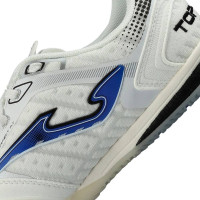 Joma Top Flex Ultralight Chaussures de Foot en Salle (IN) Blanc Noir Bleu