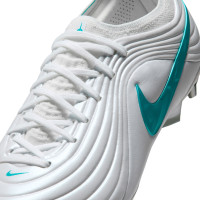 Nike Tiempo Maestro Elite Crampons Vissés Chaussures de Foot (SG) Blanc Turquoise