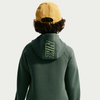 Survêtement polaire à capuche Nike Club pour Enfants, camouflage, vert, vert, blanc