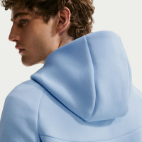 Gilet de sport Nike Tech Fleece bleu clair noir