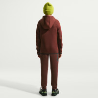 Survêtement de sport Nike Tech Fleece pour Enfants, bordeaux et noir