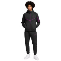 Survêtement de sport Nike Tech Fleece noir violet