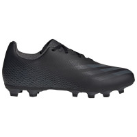 Chaussures de Foot adidas X GHOSTED.4 Herbe et gazon artificiel (FxG) Noir/gris/noir