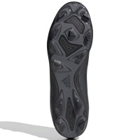 Chaussures de Foot adidas X GHOSTED.4 Herbe et gazon artificiel (FxG) Noir/gris/noir