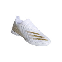 adidas X GHOSTED.3 ZAALVOETBALSCHOENEN (IN) Wit Goud Wit